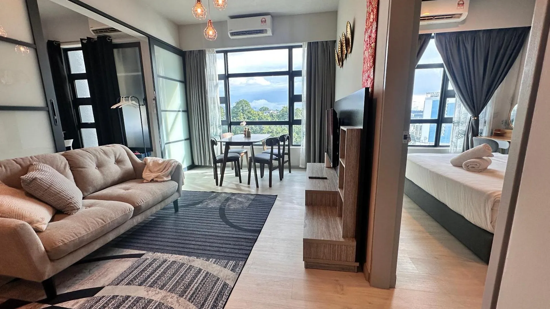 Jq1 Sea & Pool Or City View Wifi I Washing Machine For Some Units I Cuckoo Water Jesselton Quay By R2 Kota Kinabalu 0*,