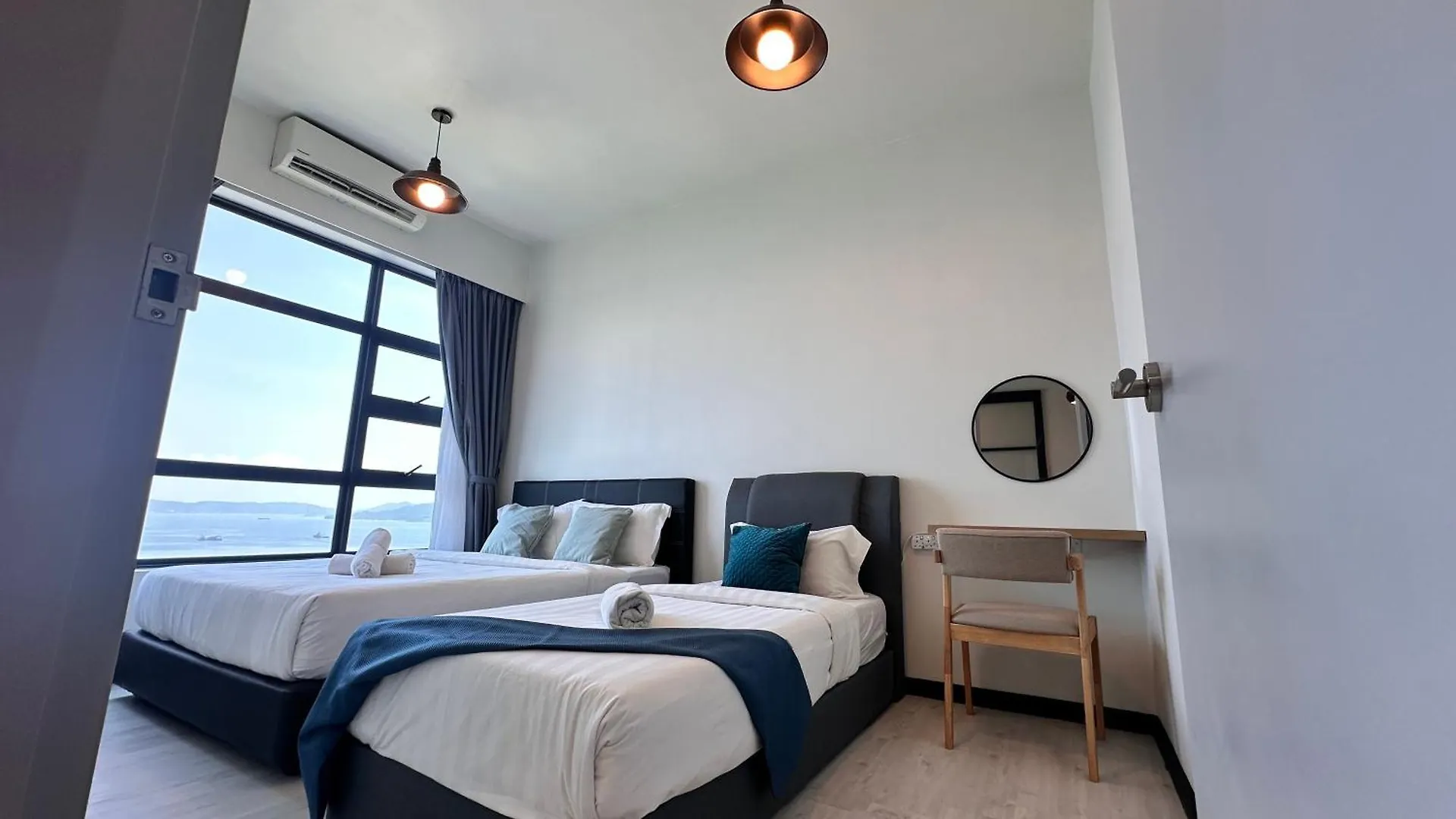 Jq1 Sea & Pool Or City View Wifi I Washing Machine For Some Units I Cuckoo Water Jesselton Quay By R2 Kota Kinabalu